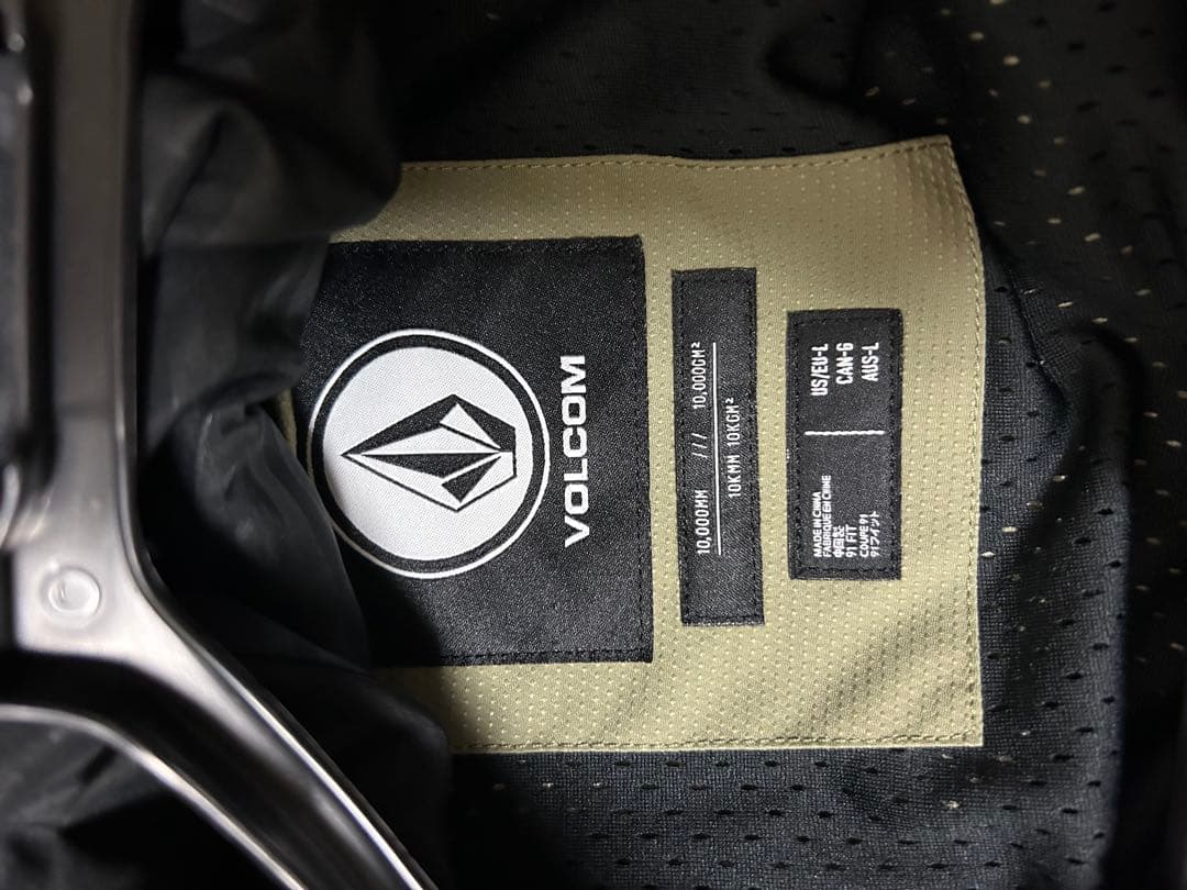 VOLCOM スノーボードウェア Lサイズ オリーブグリーン
