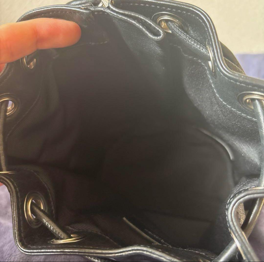 サンローラン　エディ期希少ライダースショルダーバック