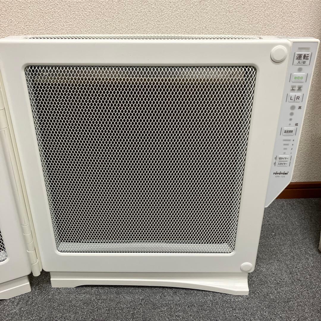【美品】TOYOTOMI 遠赤外線パネルヒーター EPH-123 トヨトミ