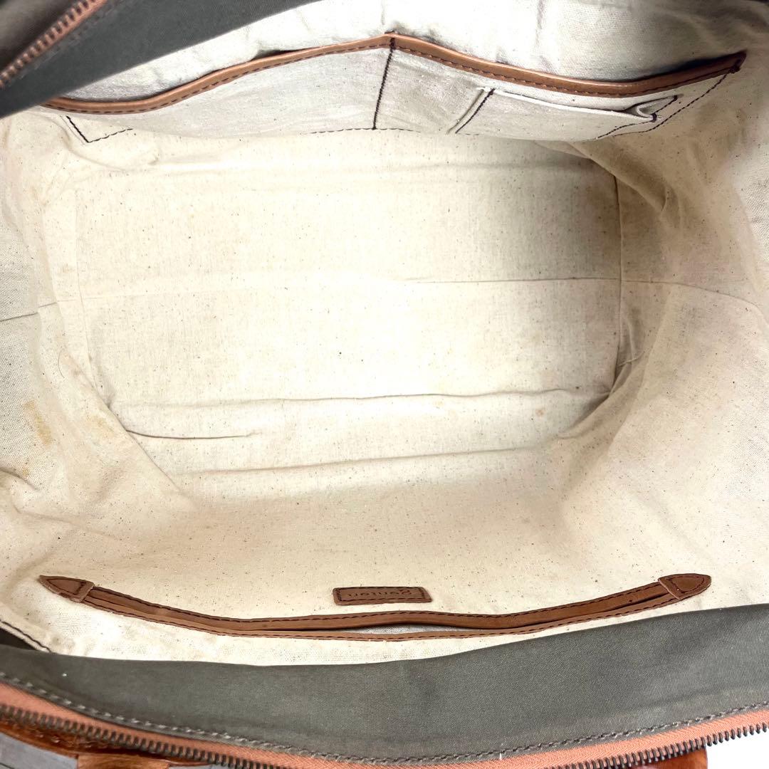 ゲンテン　ショルダーバッグ　2way トート　オールレザー　大容量　ビジネス