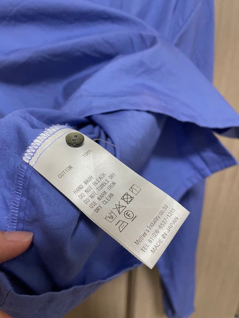 mizuiro ind ダブルカラーシャツ