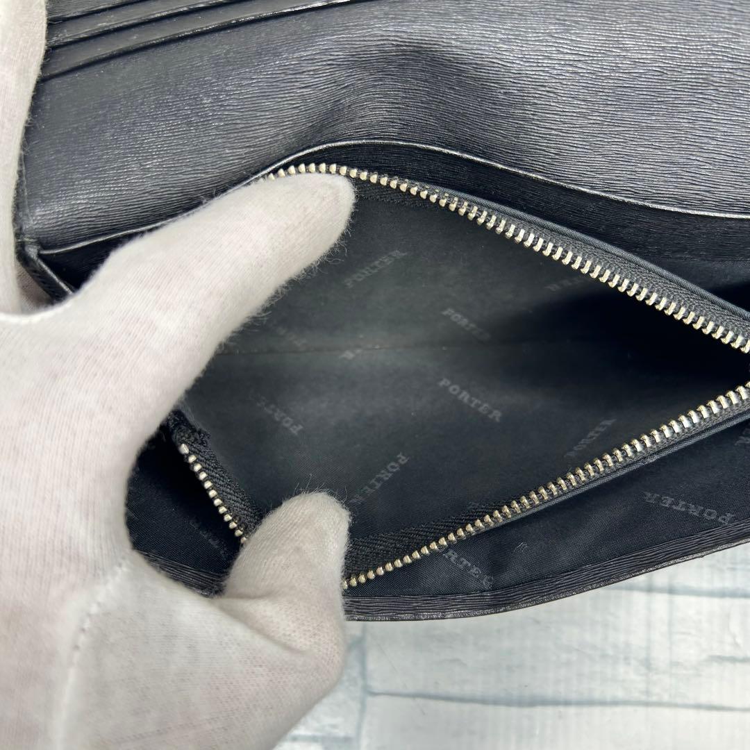 45 美品　PORTER ポーター 長財布 二つ折り財布