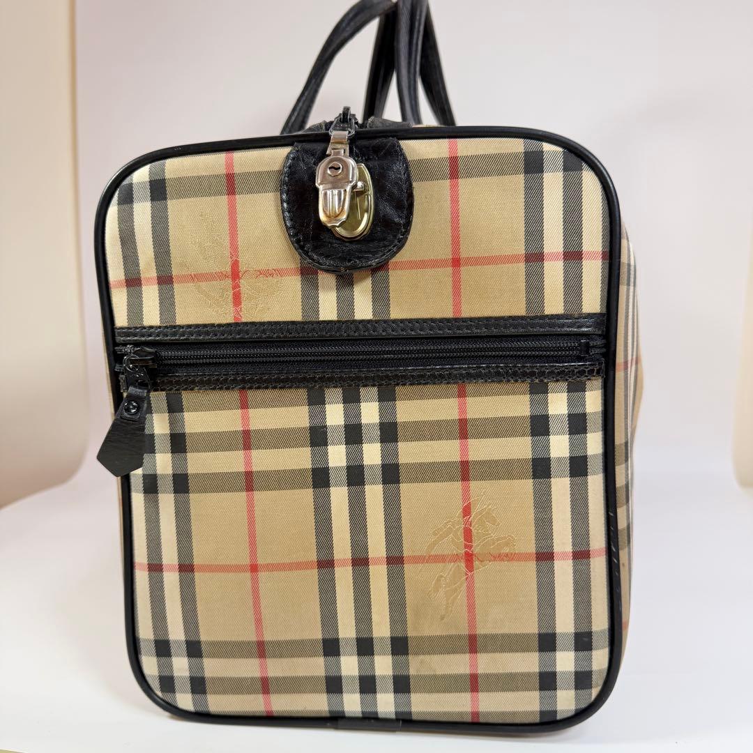 バーバリー　Burberrys ボストンバッグ　ノバチェック　シャドーホース