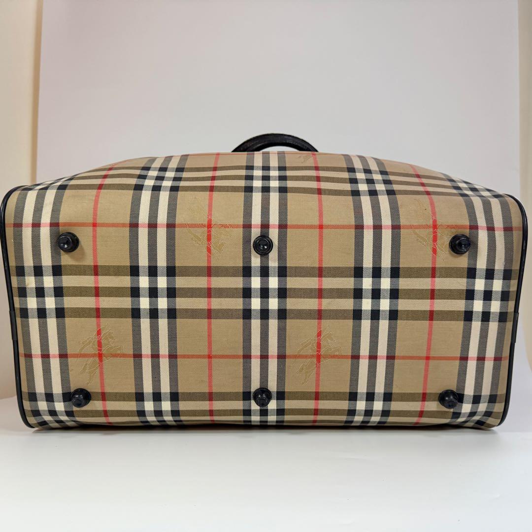 バーバリー　Burberrys ボストンバッグ　ノバチェック　シャドーホース