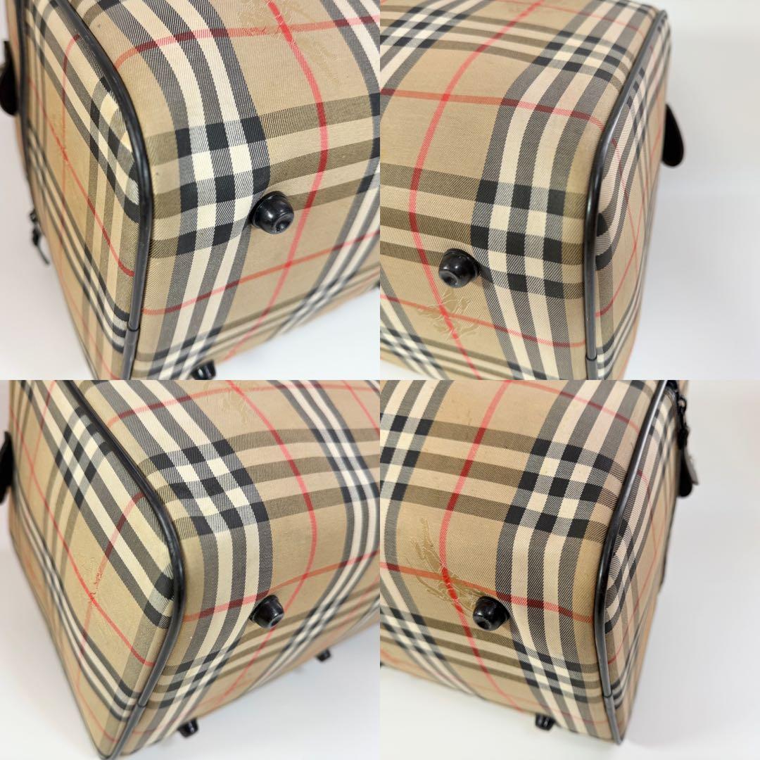 バーバリー　Burberrys ボストンバッグ　ノバチェック　シャドーホース
