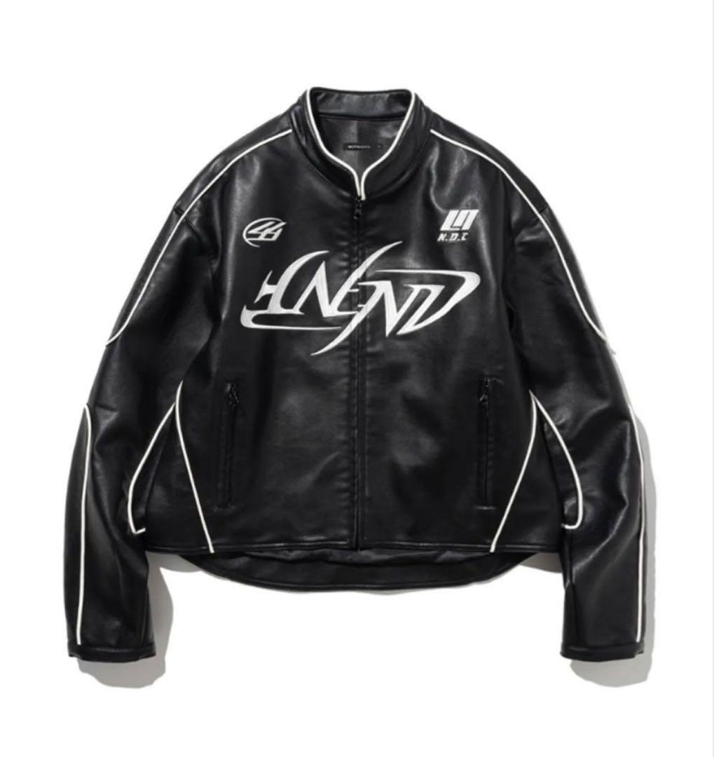 【希少美品】NOT4NERD レザージャケット レーシングジャケット