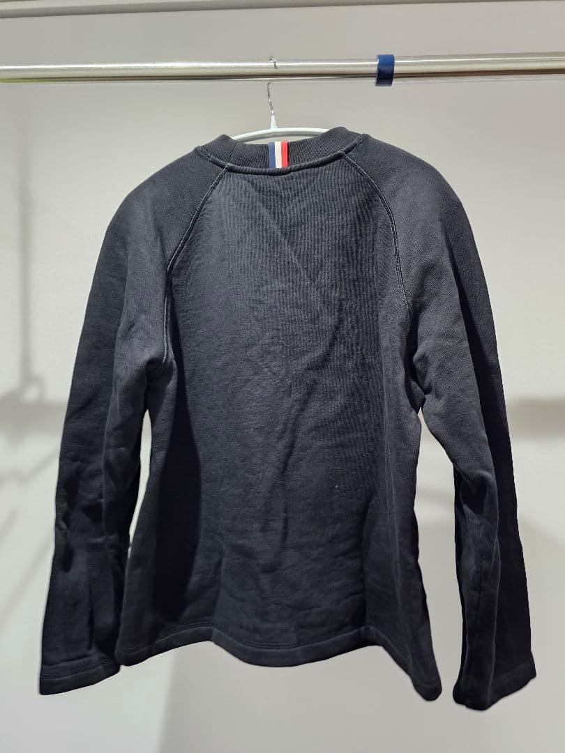 MONCLER ブラック クルーネック トレーナー