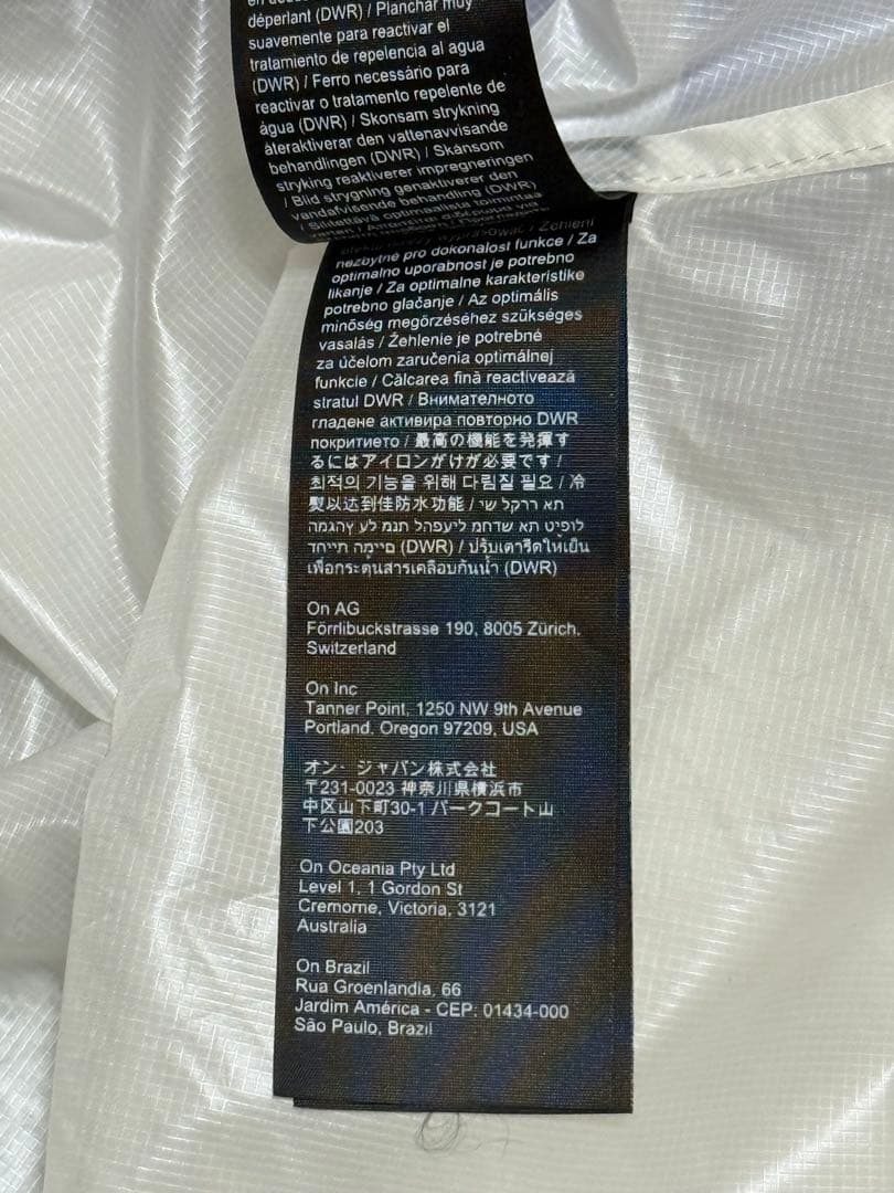 On Zero Jacket オン ゼロジャケット L