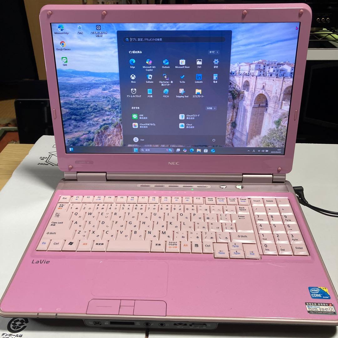 NEC L ave Windows11 pentum 美品