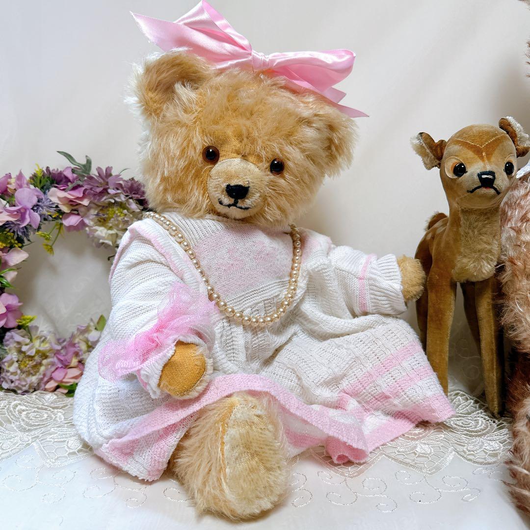 ❤️うさぽん様❤️ アンティークベア　2体セット