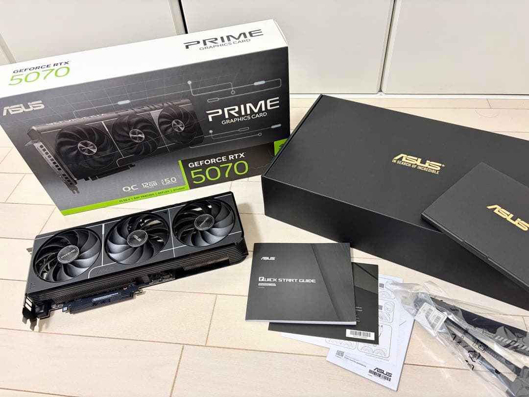 グラフィックボード・グラボ・ビデオカード ASUS PRIME GeForce RTX5070 12GB OC