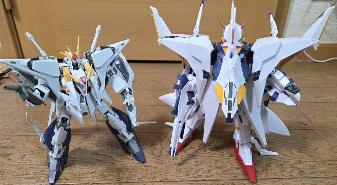 閃光のハサウェイ　クスィーガンダム　ペーネロペー　　素組　2体セット