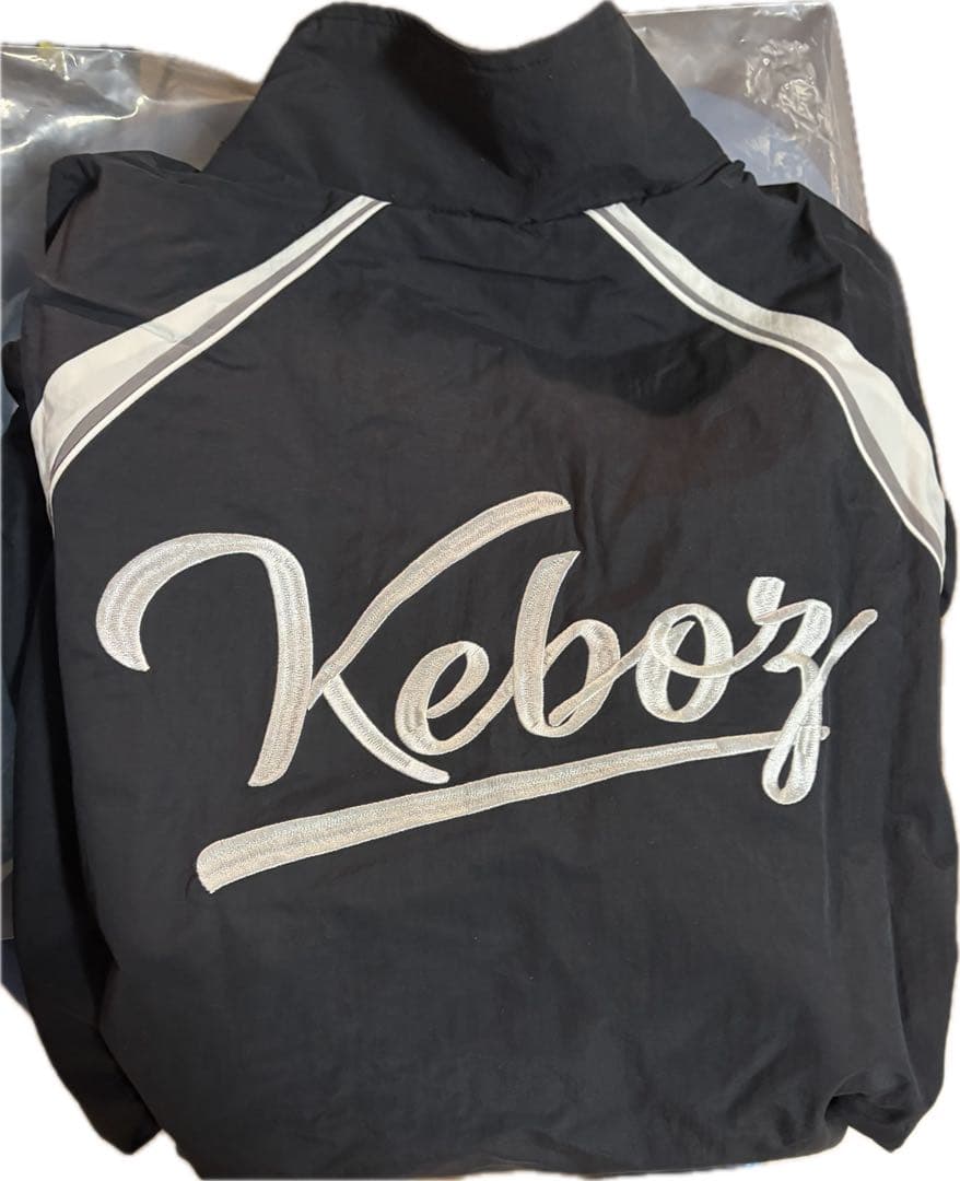Kebozi 黒 ナイロンジャケット