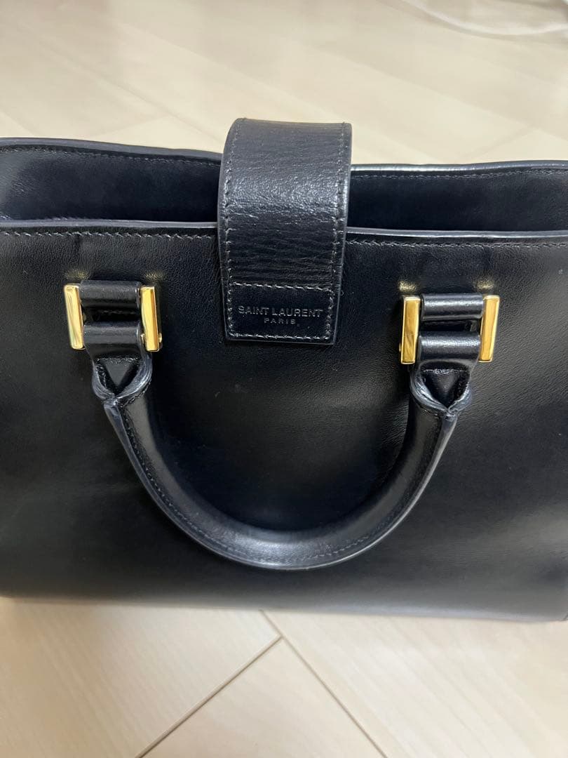 MomoCoco様SAINT LAURENT ブラックレザー ベイビーカバス