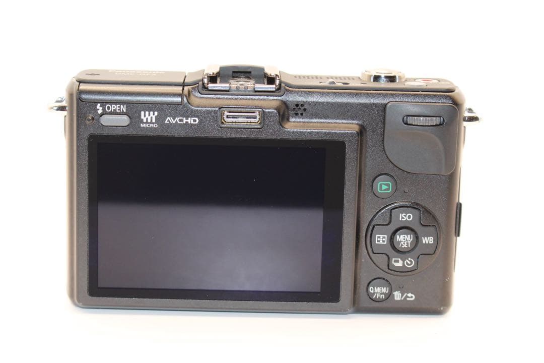 ★純正バッテリー2個、レンズ収納袋付★ LUMIX DMC-GF2 電動ズーム