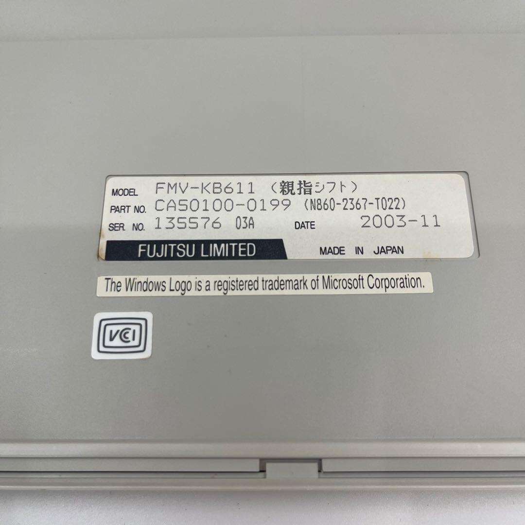 親指シフトキーボード FMV-KB611 OASYS