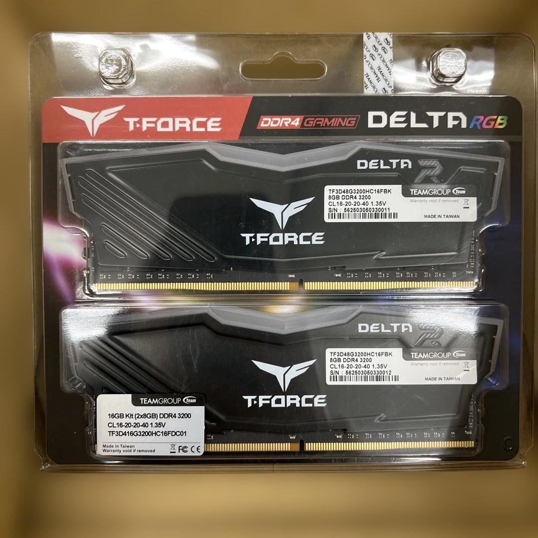 メモリー 205Team RGB DDR4 3200MHz (PC4-25600)16GB