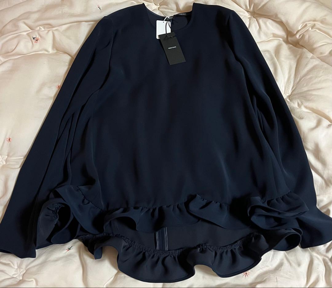 新品タグ付き　ヨーコチャン　ロングスリーブフリルブラウス　YCB-325-499