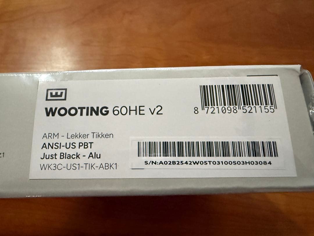 ふ*瀬様 【新品未開封】Wooting 60HE v2 ANSI Black【N