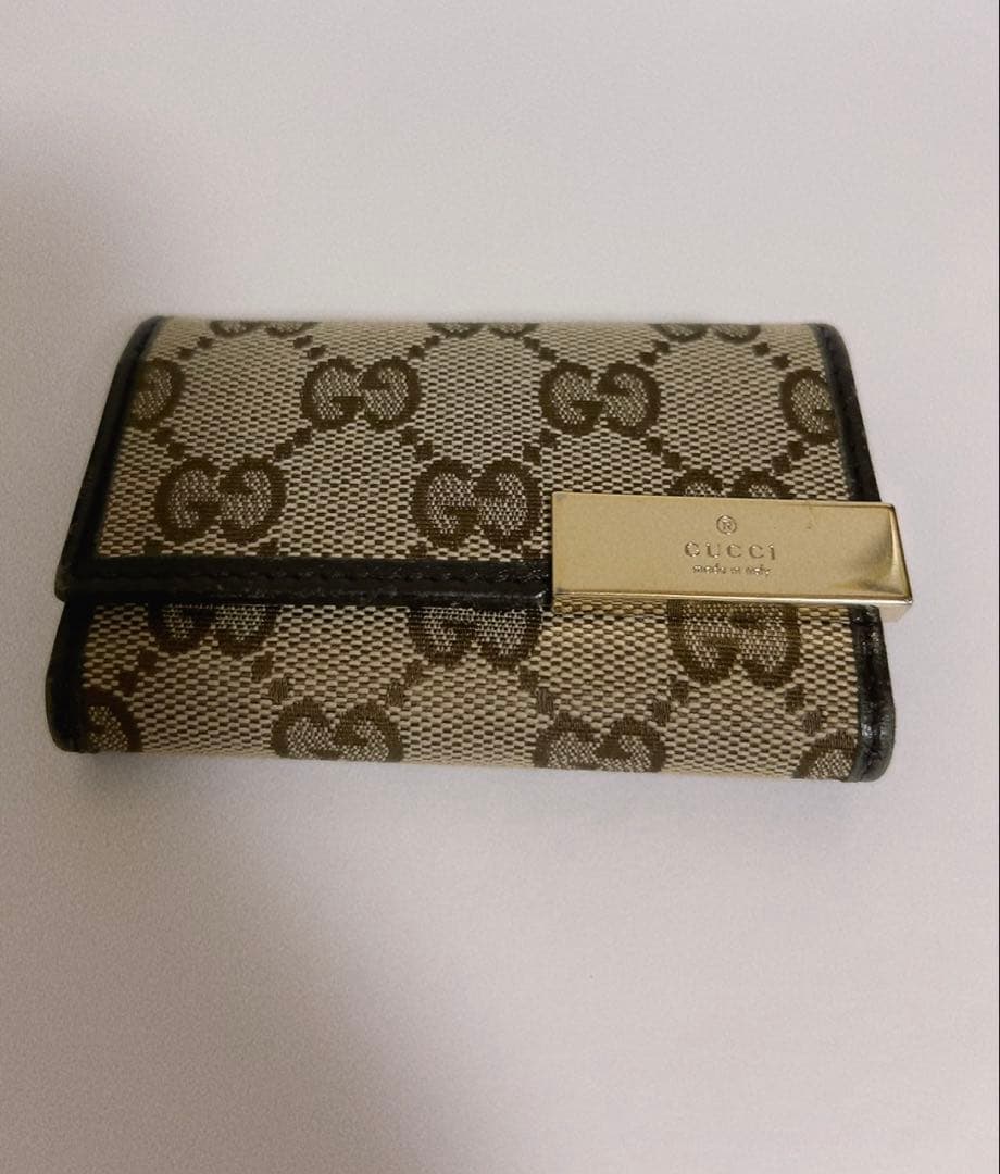 グッチ　GUCCI キーケース　6連　GG柄　ブラウン　男女兼用