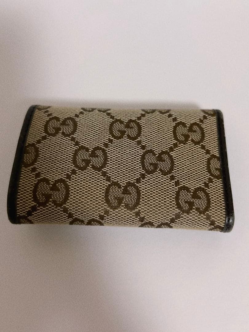 グッチ　GUCCI キーケース　6連　GG柄　ブラウン　男女兼用
