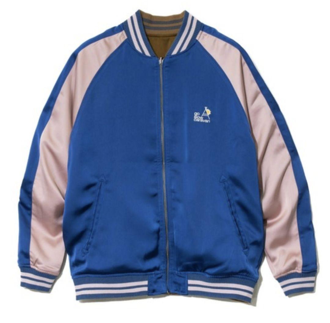 ゴースローキャラバン☆エステルサテンリバーシブルスーベニアJKT☆Ｌサイズ 新品