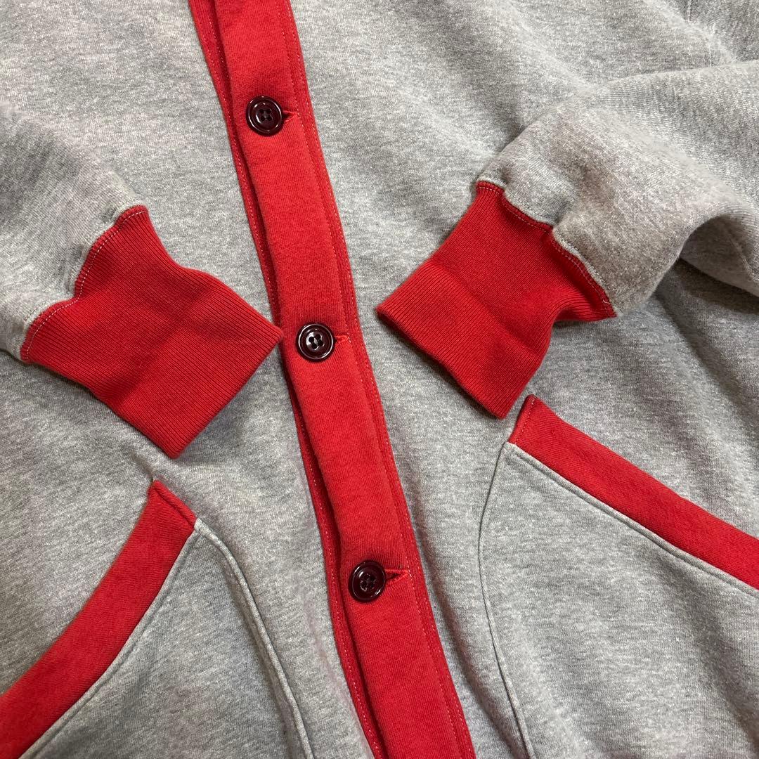 希少！CUSHMANクッシュマン ヴィンテージレプリカ スウェットボタンパーカー