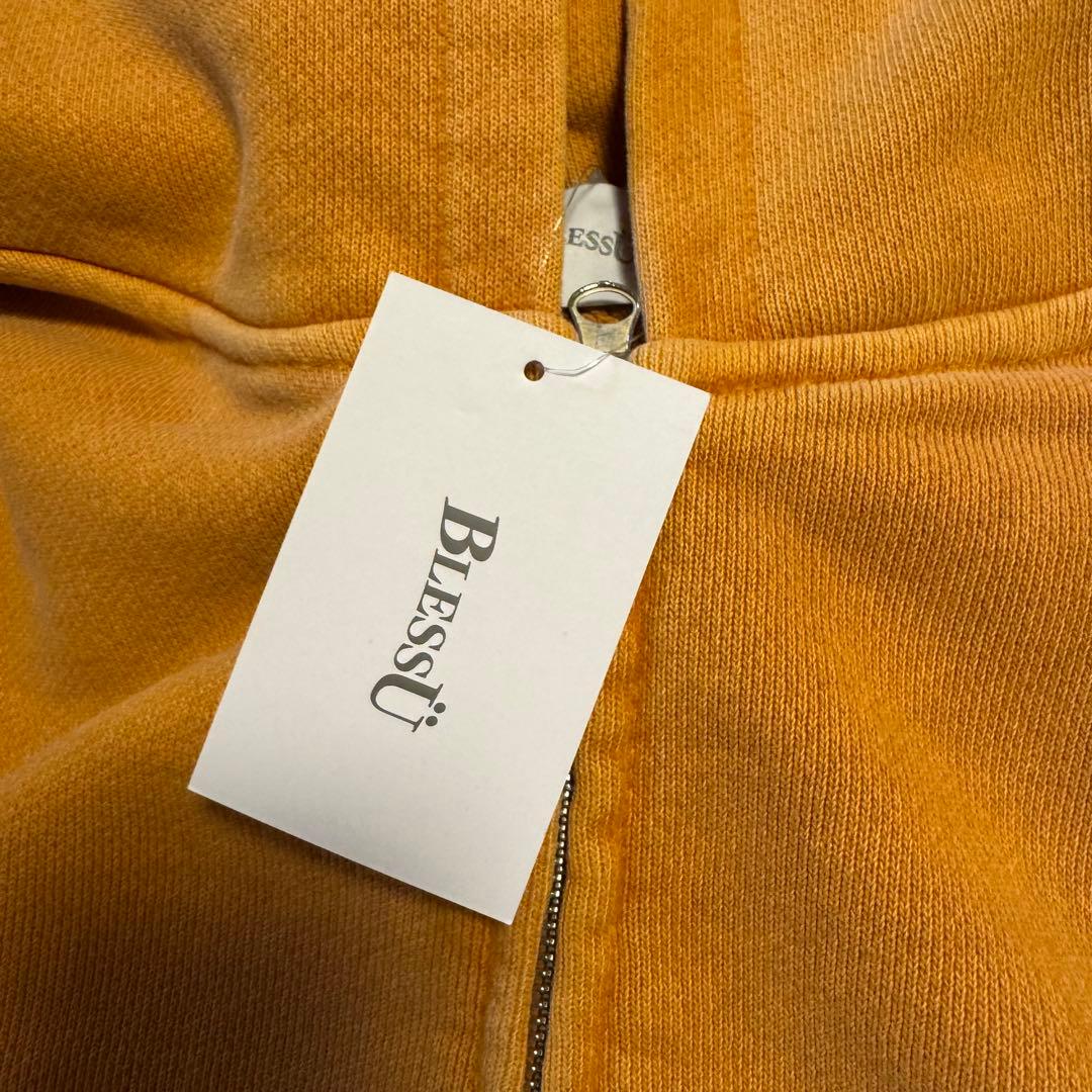 BU pigment zip hoodie BLESSU ブレスユー
