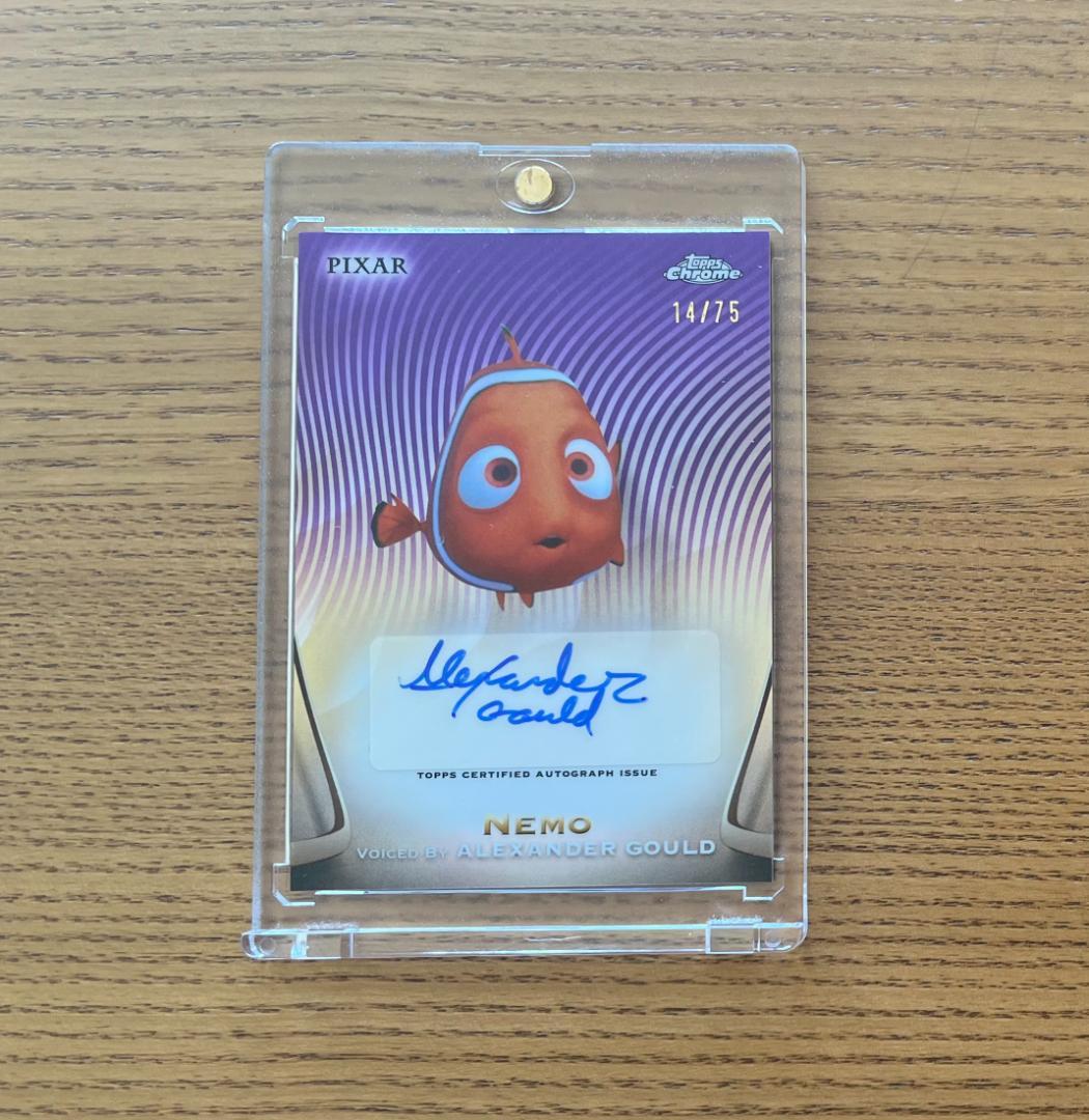 その他 2025 Topps Disney Chrome Nemo Auto /75
