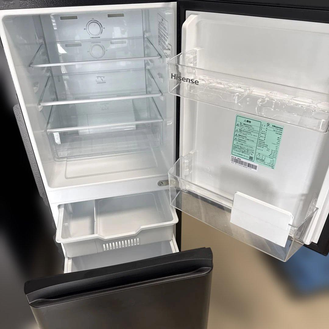 名古屋近郊限定　2024年　ハイセンス 冷蔵庫　135L 黒
