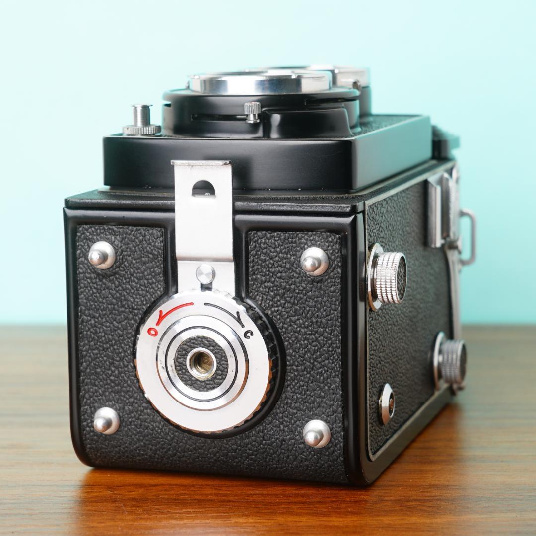 [美品] 完動品◎YASHICAFLEX C型 二眼レフ ケース付き #06