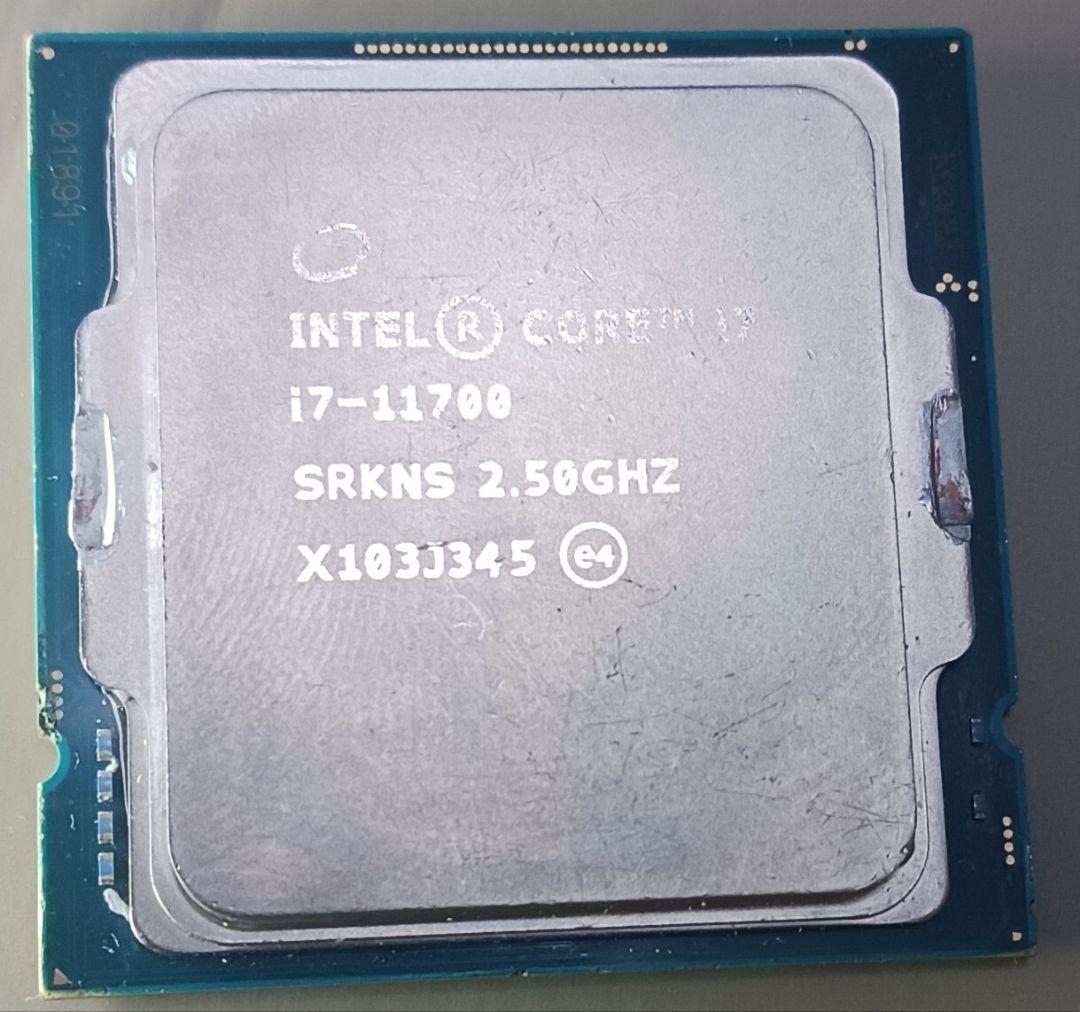 ジャンク品　Intel Core i7-11700 CPU