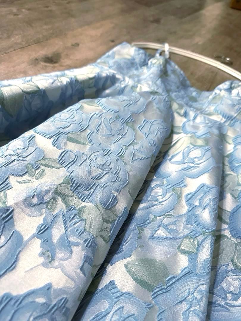 【上下セット】POPPY JACQUARD FLARE CAMI TUNIC