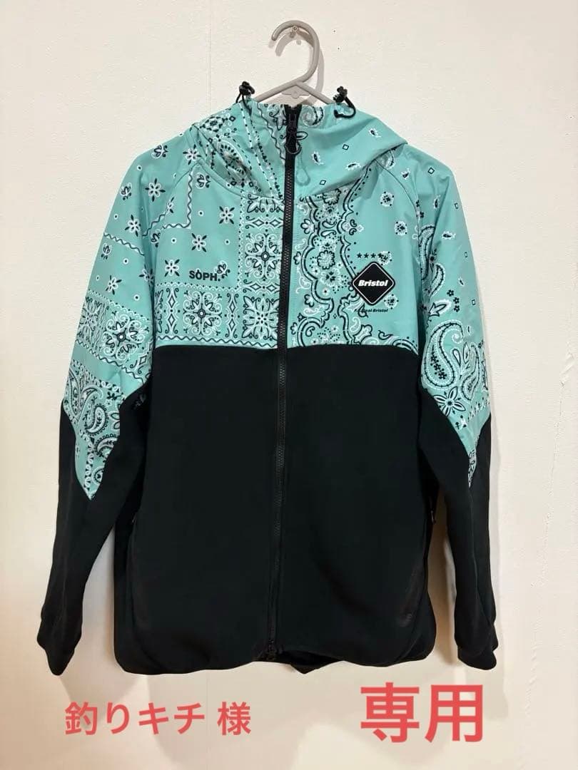 F.C.R.B. SOPH.バンダナ柄 フードジャケット XL
