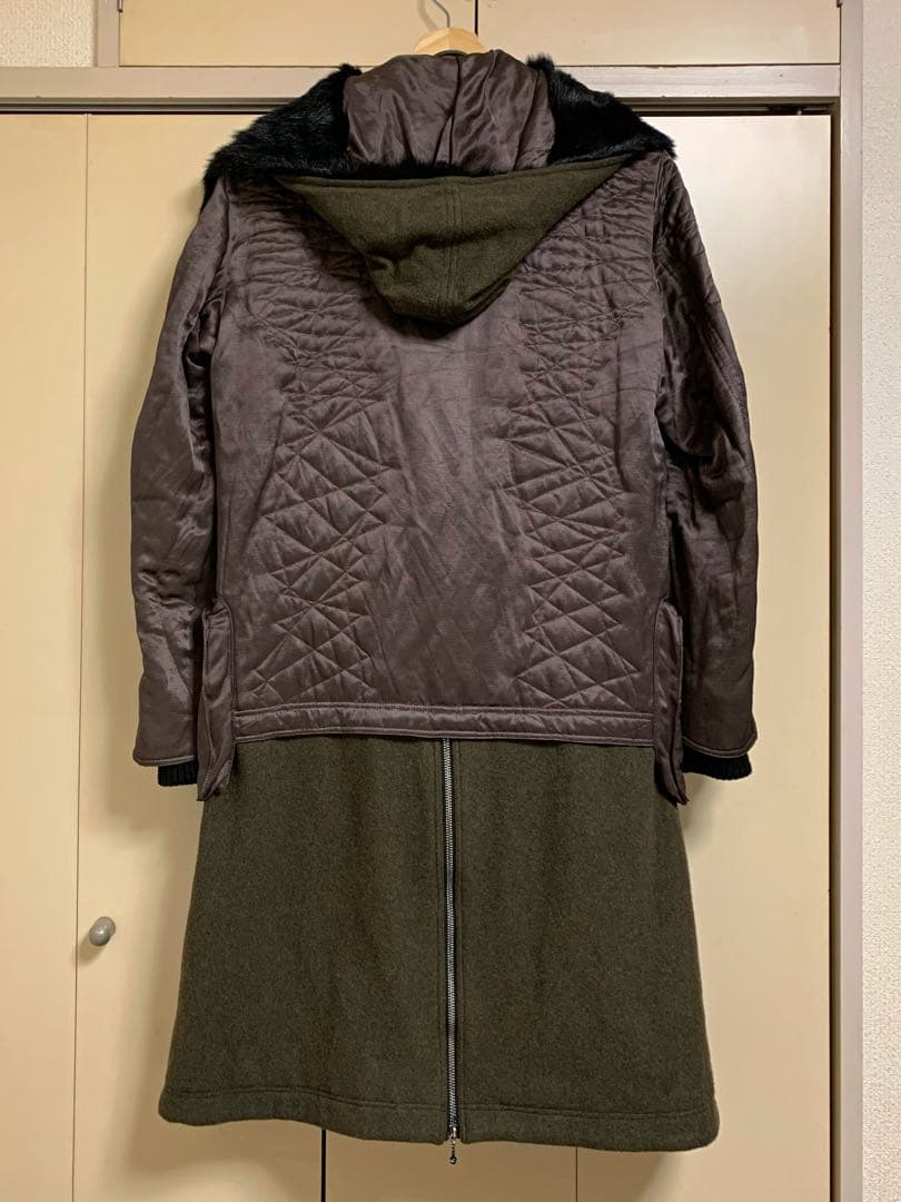 KOHSHIN SATOH ドッキング コート ファー docking coat
