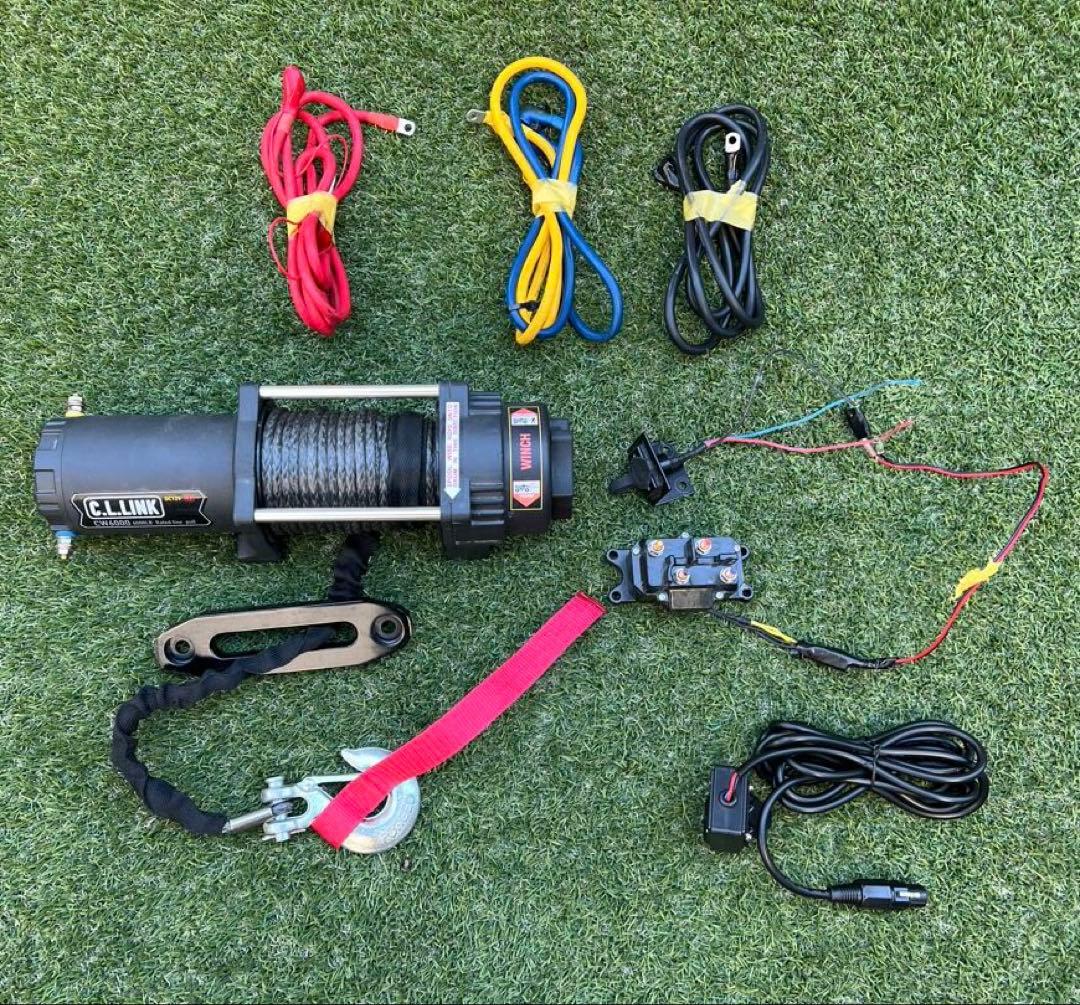 超美品！　C.L.LINK シーエルリンク　ウインチ　ジムニー　軽トラ　リモコン