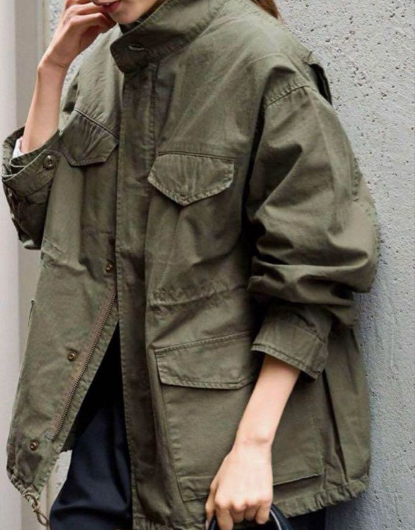 フレームワーク　リップストップミリタリーブルゾン