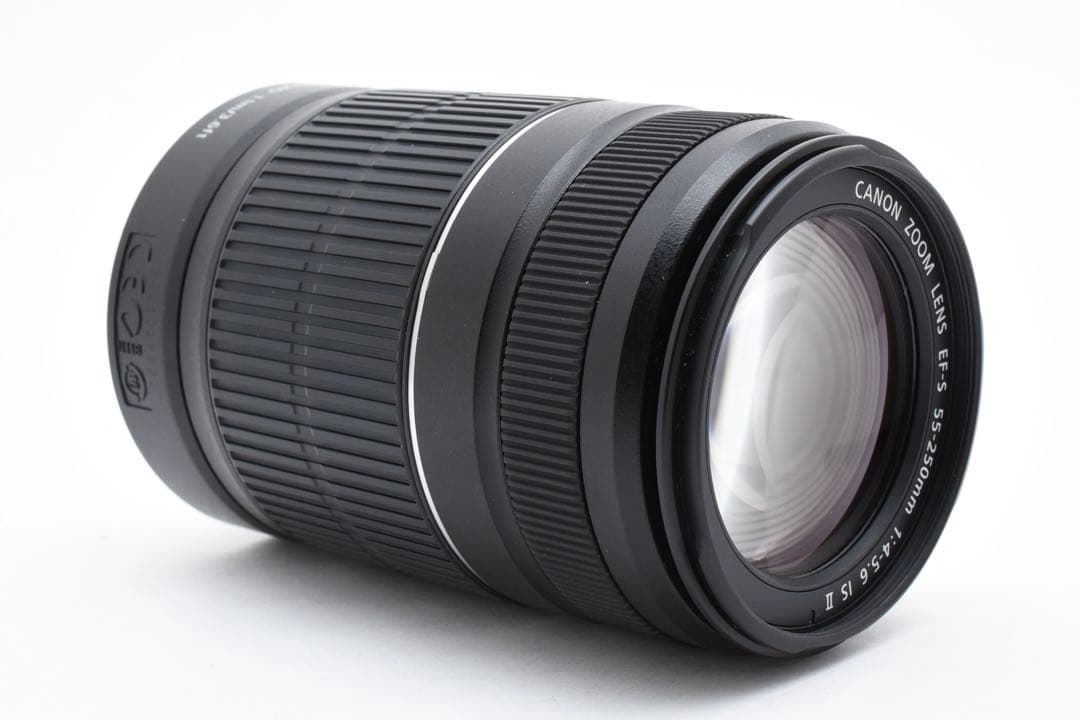 美品 CANON EF-S 55-250mm IS II 望遠ズームレンズ