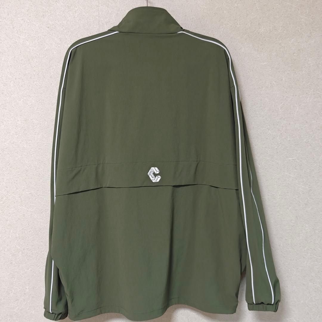 CRONOS ハーフジップ ナイロンジャケット オリーブグリーン Mサイズ