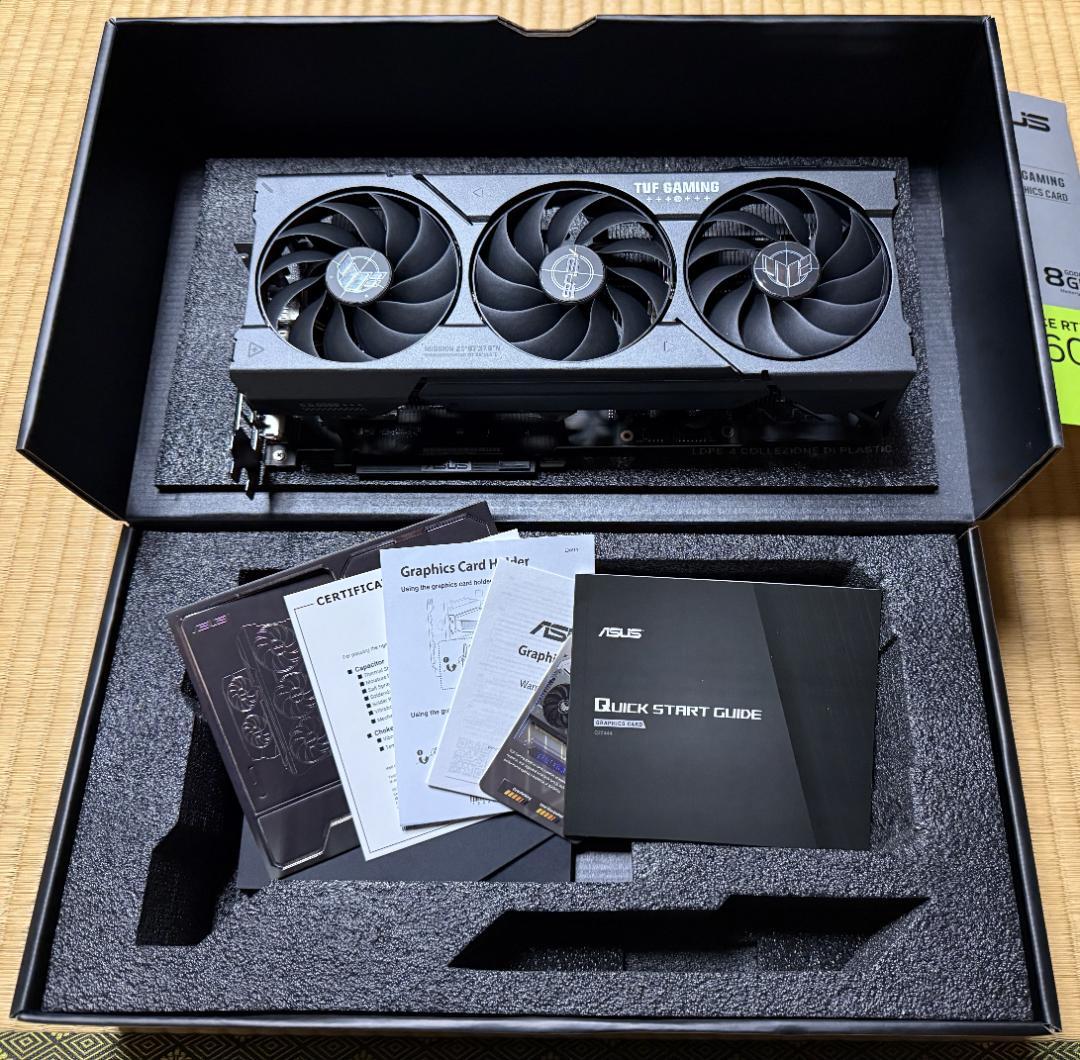 グラフィックボード・グラボ・ビデオカード TUF-RTX4060TI-O8G-GAMING