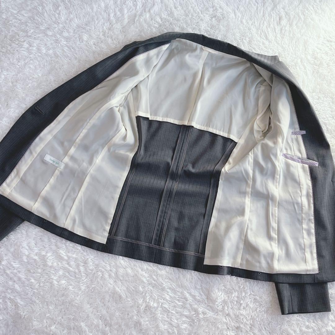 美品✨P.S.FA パンツスーツ セットアップ グレー 大きいサイズ XL