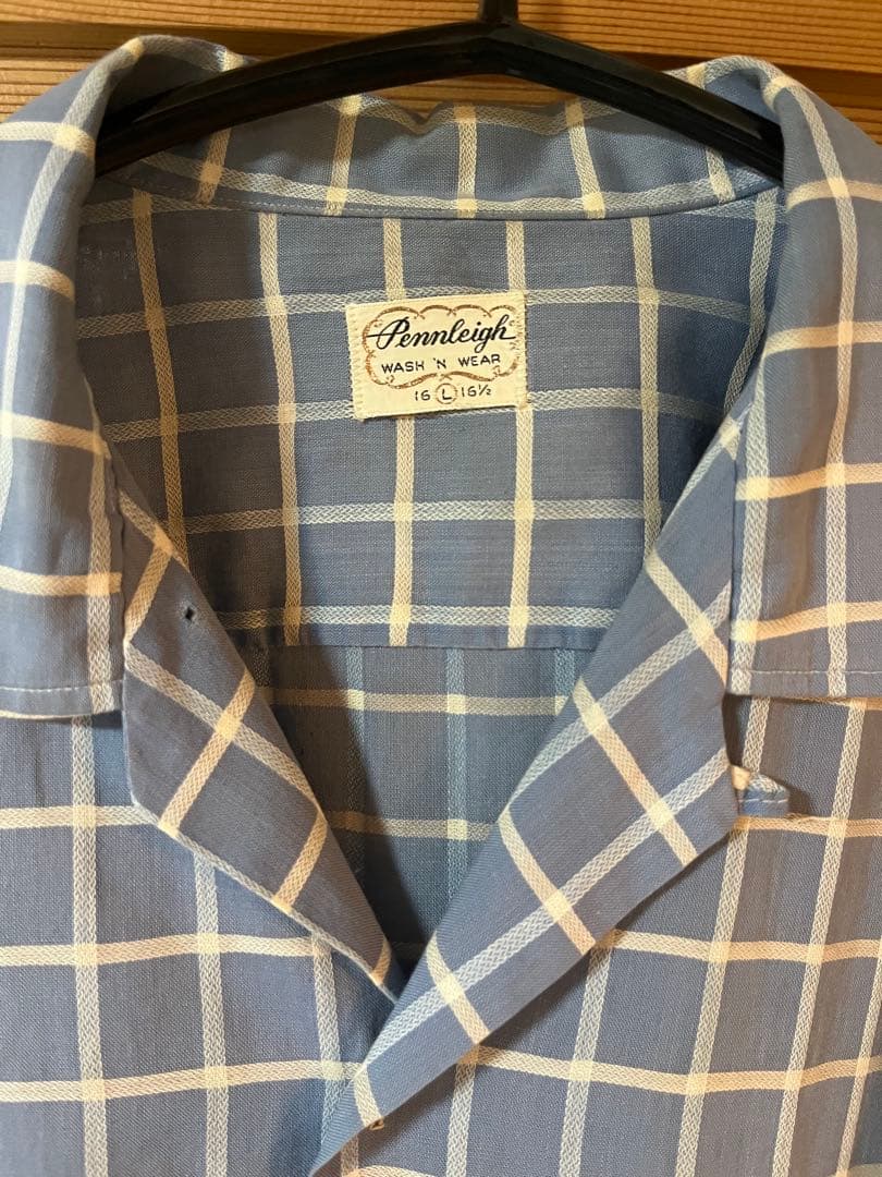 70s 80s ビンテージ　チェックシャツ