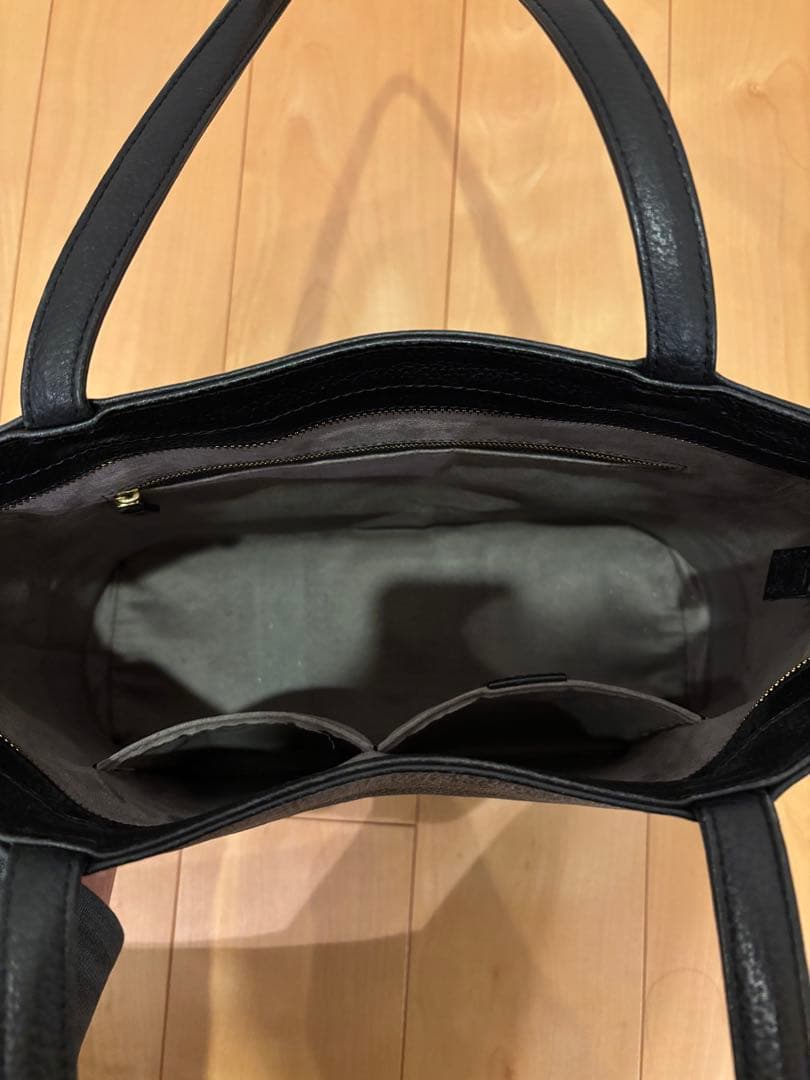 ハッシュタグ　レザー　トートバッグ