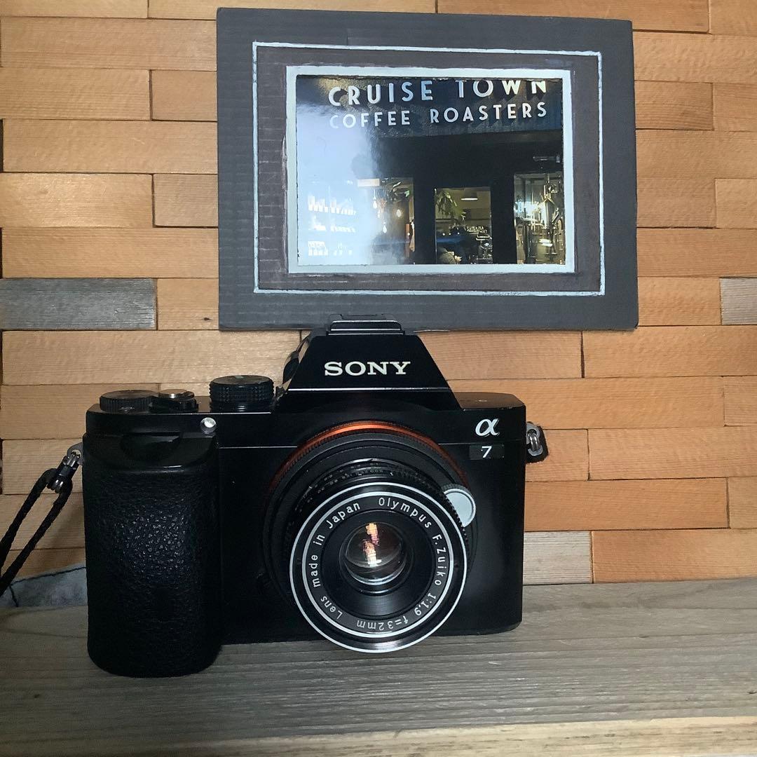 SONY α７用改造レンズ　OlympusペンD 32㎜f1.9 ハーフサイズ