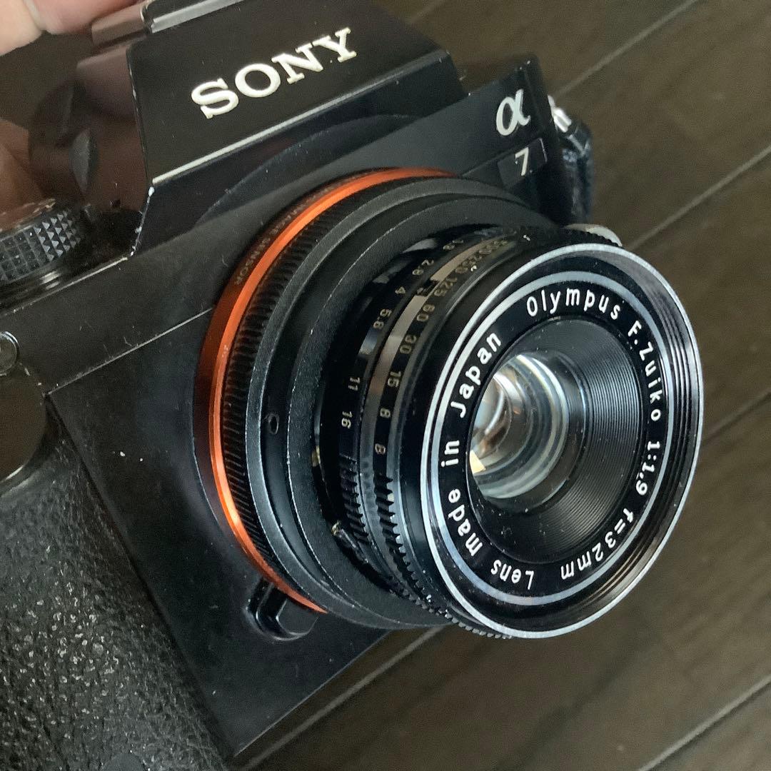 SONY α７用改造レンズ　OlympusペンD 32㎜f1.9 ハーフサイズ