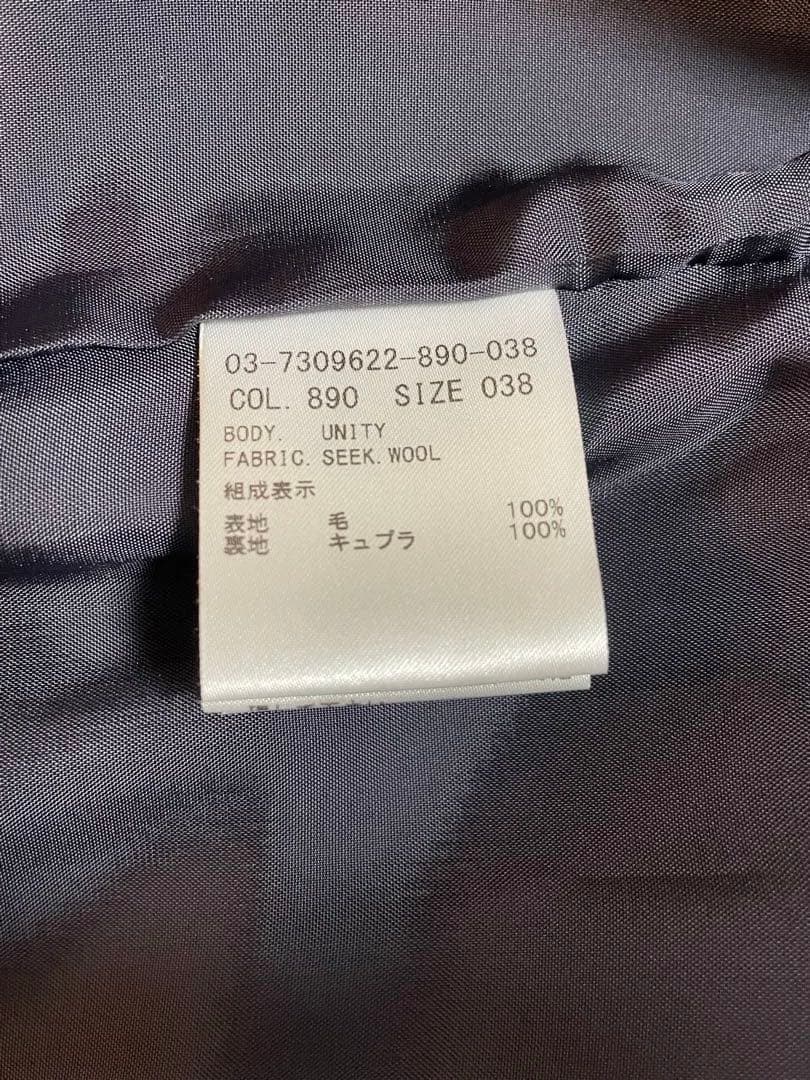 theory luxe チェスターコート ネイビー　038