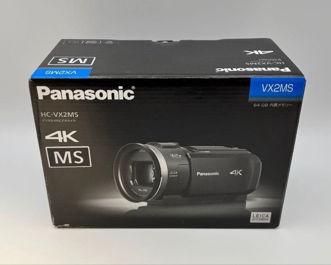 新品未使用　パナソニック HC-VX2MS デジタル4Kビデオカメラ