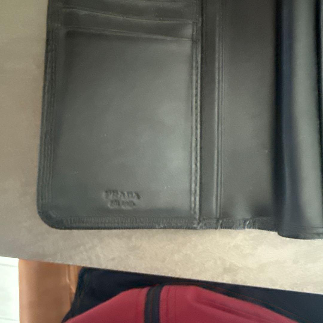 PRADA エピレザー 長財布 ブラック