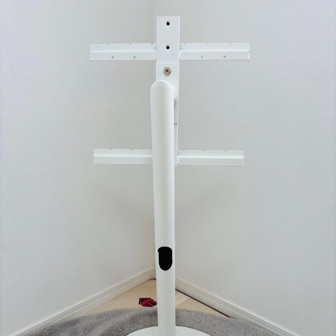 EQUALS WALL A2 ロータイプ　FLAT BASE テレビスタンド　白