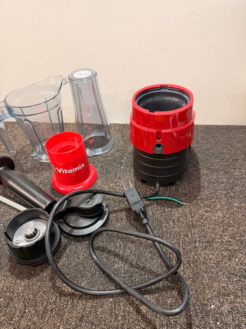 Vitamix ミキサー VM0182 レッド 付属品多数 動作確認済み